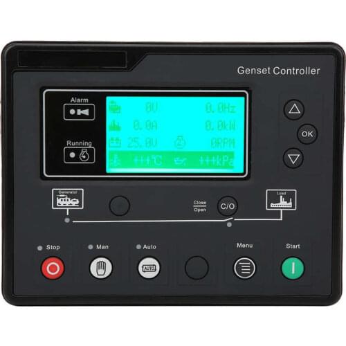 Generator Set Controller Start-Stop Automatic Detection Protection HGM6110U 0.5-70V Generator Controller
