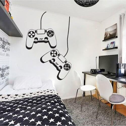 Controller Vinyl Wall Decal Custom Home Decor Removable Wallpaper Wall Stickers For Kids Room Game Room Wall Decor
