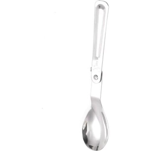Creative 304 Stainless Steel Outdoors Travel Camping Speaker Portable Tableware Folding Spoon