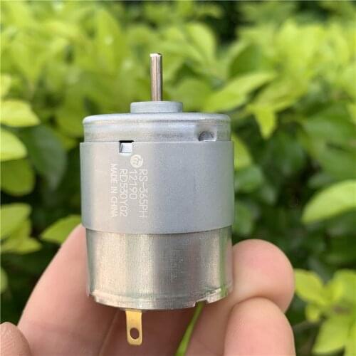 Mabuchi Mini RS-365PH-12190 Motor DC 12V-24V 9000RPM High Speed Carbon Brush Hot Air Gun Household Appliances Massage Stick
