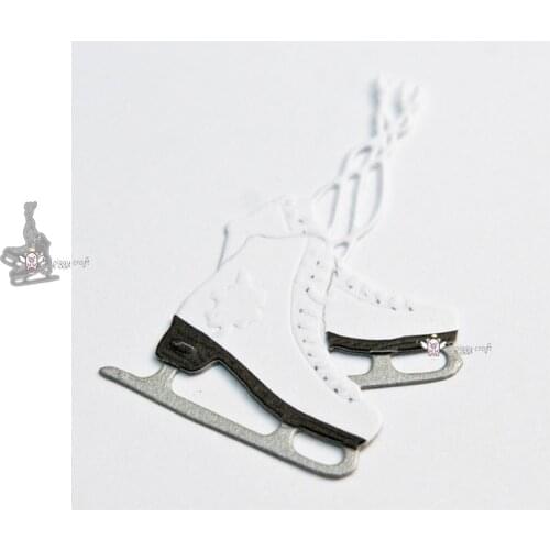 Ice skating shoes metal Cutting Dies Stencils DIY Scrapbooking Paper/photo Cards Embossing Dies