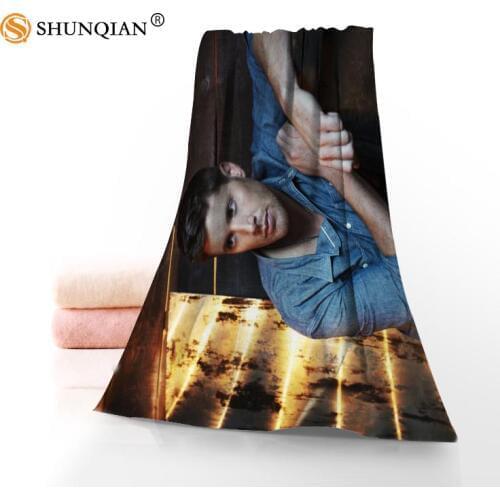 New Custom Supernatural Towel Printed Cotton Face/Bath Towels Microfiber Fabric For Kids Men Women Shower Towels