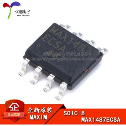 Genuine original patch MAX1487ECSA SOIC-8 interface chip transceiver RS485 / 422