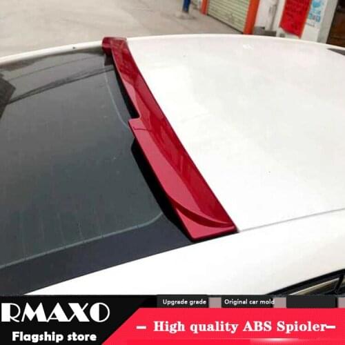 For Mondeo Roof Spoiler 2013-2018 Ford Fusion Mondeo QBK Roof Spoiler ABS plastic Material Car Rear Wing Color Rear Spoiler