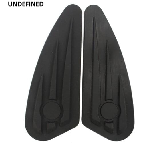 Motorcycle Vintage Gas Tank Pads Anti Slip Grip Traction Pad Sticker Side Fuel Decal For Harley Dyna Electra Glide Universal