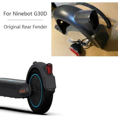 For Ninebot MAX G30D Rear Fender For Ninebot MAX G30D KickScooter Electric Scooter Rear Fender Light Parts