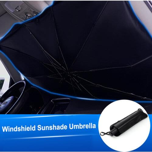 Car Sunshade Protector Parasol Interior Front Window Cover Pad Blind Umbrella Foldable Sun Shade Windshield Protection Summer