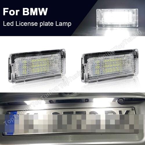 2X Car LED Number License Plate Light Lamp White Canbus For BMW 3 series E46 4D E46 5D 1998 1999 2000 2001 2002 2003 2004 2005