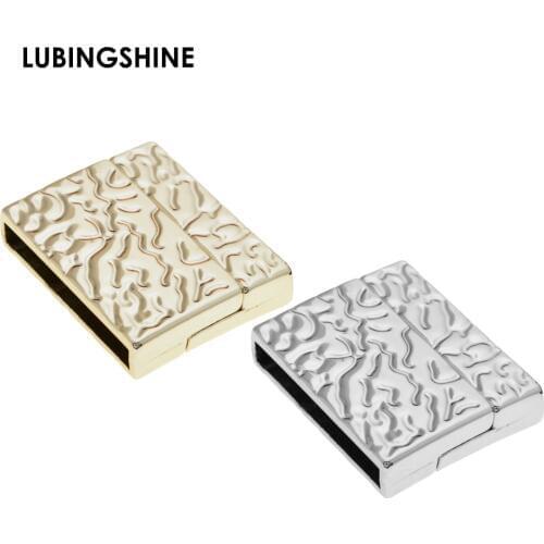 5Sets DIY bracelet claps leather cord bracelet magnetic clasp connectors jewelry findings JJAL C50