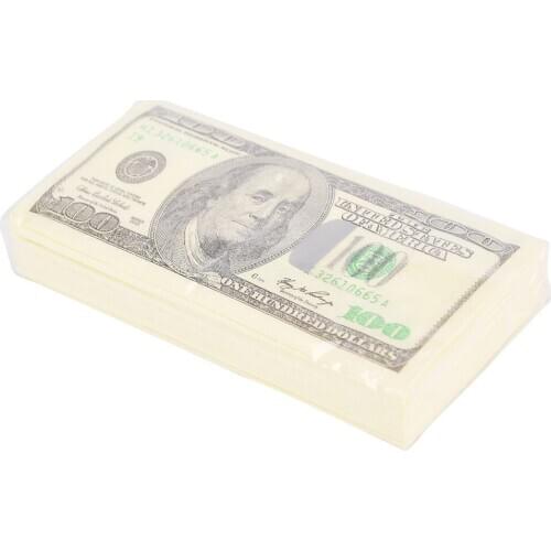 9 pcs Personalized dollar Paper Napkin Festive & Party Tissue Napkins Decoupage Decoration Paper