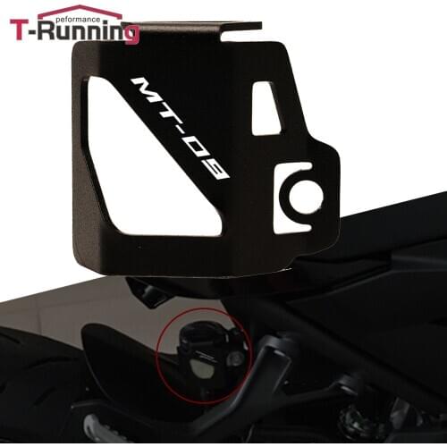 LOGO MT09 Motorcycle Rear Brake Fluid Reservoir Cover Protector For Yamaha MT09 MT 09 Tracer FJ-09 FZ-09 2014-2020