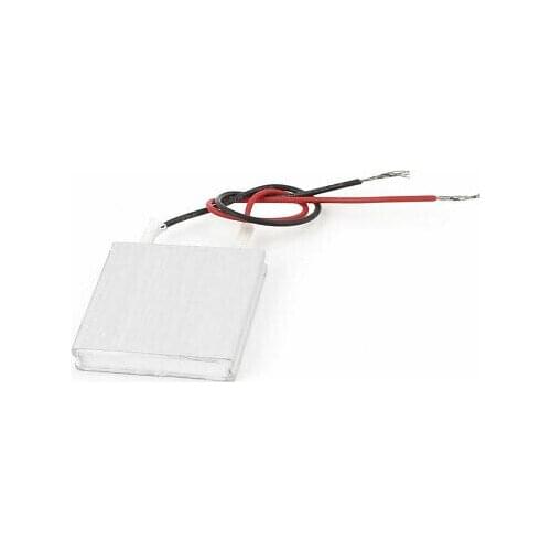 Aluminum PTC Heater Thermostat Heating Plate Constant Temperature 30x30x6mm 24V 230 Celsius