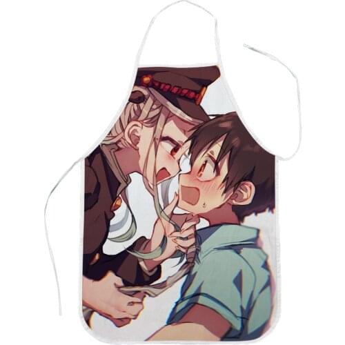 CLOOCL Anime Toilet Bound Hanako kun Apron Kitchen Aprons for Women Bibs Household Cleaning Pinafore Home Cooking Apron