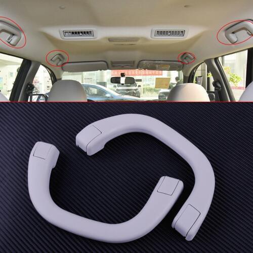 CITALL 2Pcs Left & Right A Pillar Roof Handle Fit for Mitsubishi Pajero Shogun Montero V31 V32 V33 V73 V77 1991-2004 2005 2006