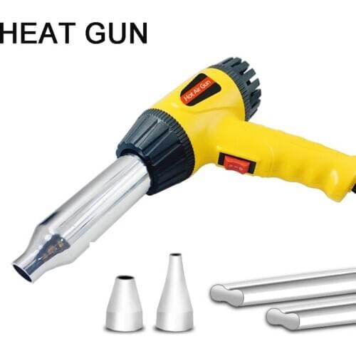 Electric Hot Air Gun Heat Gun 750W Welding Gun Temperature Adjustable Auto Plastic Pipe Melting Welding Repair Power Tool
