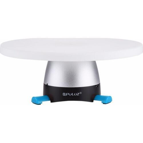 PULUZ Electronic 360 Degree Rotation Panoramic Tripod Head + Round Tray with Control Remote for Smartphones, GoPro, DSLR Cameras