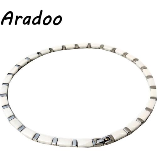 ARADOO Magnetic Health Energy Anti-Radiation Strengthen Immunity Stay Slim Improve Skin Quality Magnet Necklace