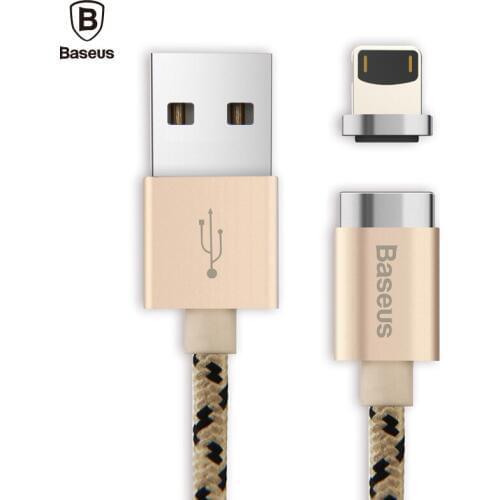 Magnetic usb charger cable for iPhone xs max xr x 8 7 6 plus 5 usb cable 1m 2.4A fast charging for Apple lightning Android micro