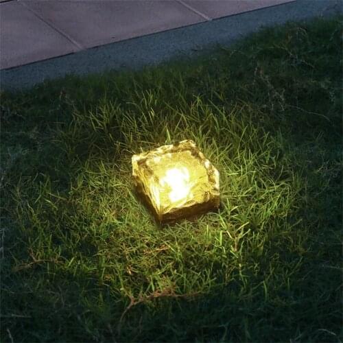 Solar floor light, outdoor waterproof courtyard garden layout, balcony, buried light, automatic light night light at dark