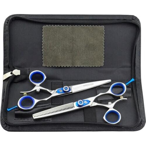 5.5/6" professional swivel hair scisors hairdressing scissors hairdresser swivel shear rotary shear japanese hair cutting shears
