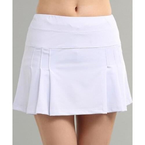 Cloud Hide M-XXL Tennis Skirts High Waist Badminton Women Golf Skirt Fitness Shorts Athletic Running Gym Sport Skorts Pocket