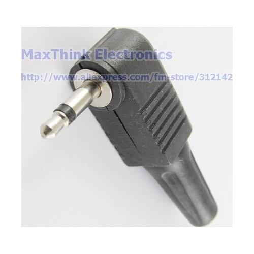 3.5mm Mono Male Right Angle Audio TRS Adapter Connector ,Single Channel ,Solder, Plastic Cover,DIY,50pcs, Free shipping