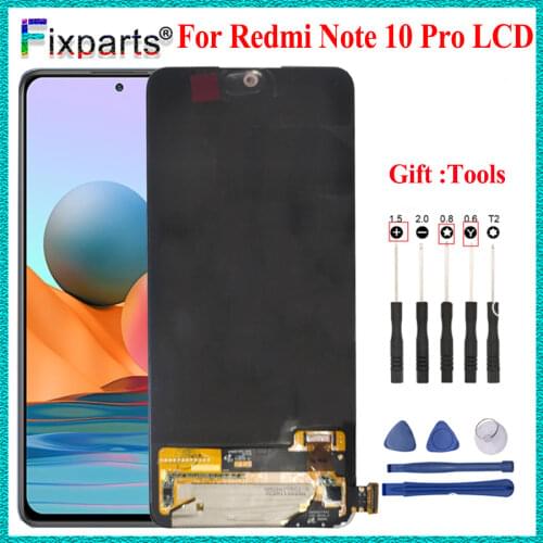 Original For Xiaomi Redmi Note 10 Pro LCD Display Touch Screen Digitizer For Redmi Note10 Pro LCD Screen M2101K6G Display
