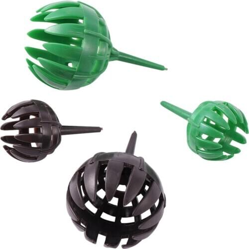 Plastic Fertilizer Round Basket Box Dome Case Bonsai Tool Portable For Bonsai Flower Small Plants Fertilizer Box 20 Pcs