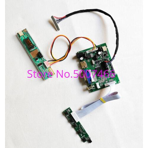 Fit LTN170WX-L01/L02/L03/L04/L05/L06/L08 17" 1CCFL 1440*900 VGA AV 30-Pin LVDS LCD screen monitor controller board DIY kit