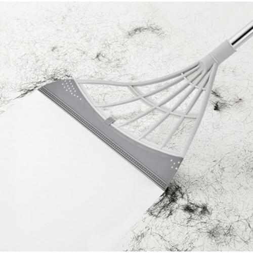 Rubber Broom Magic Hand Push Floor Wiper Squeegee For Floor Cleaning метла Household Cleaning Tool Sweeping Water Brush Pet Hair