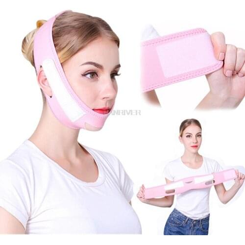Face Slim V-Line Lift Up Mask Cheek Chin Neck Slimming Thin Belt Strap Beauty Firming Facial Thin Face Mask Slimming Bandage