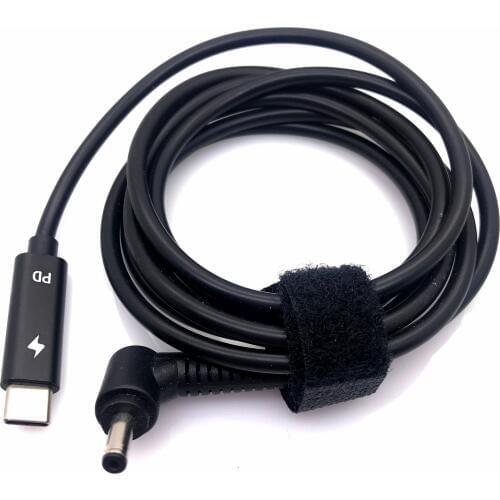 USB Type C PD Charging Cable to 4.0*1.35mm for ASUS Zenbook UX21A UX31A UX32A UX32V Laptop Power Adapter Charger Connector Cord