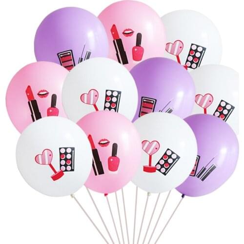 Cosmetic Latex Balloon Lipstick Briide To Be Latex Balloon Bachelor Party Ballon Wedding Pink Balon Ladies Hen Party Decor