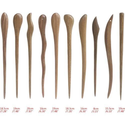 Chinese Style Hairwear Top Quality Hair Sticks Beauty Wooden Verawood Hair Pins Accessory Fashion Hairpins For Woman