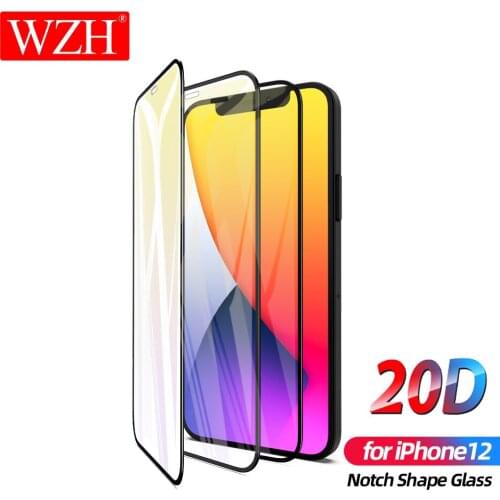 Protective Glass for Iphone 12 11 Pro Max Screen Protector for Iphone 12 Pro Glass 12 Mini Tempered Glass Full Cover Front Film