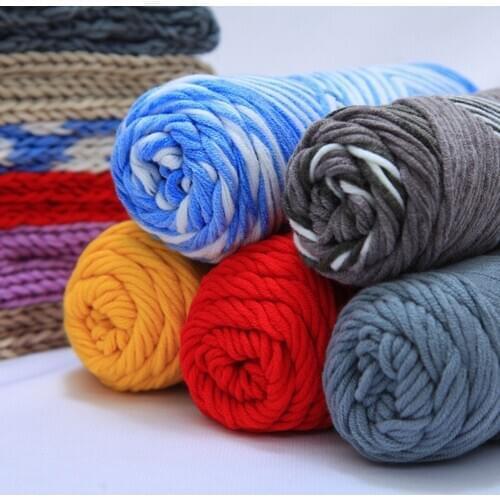 100g Skeins thick Yarn Supersoft Knitting HandCrafts Wool Weave Thread Knitted Scarf Chunky Scarf Supersoft Wholesale Yarn Hat