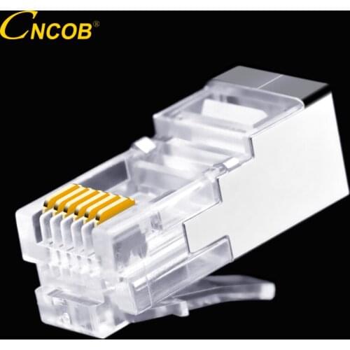 50pcs RJ12 6P6C Modular Plug Connector For RJ12 Telephone Cord