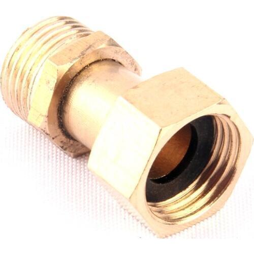 8pcs Green Thumb 1/2 Inch Thread Copper Adapter Home Garden Water Pipe Brass Connector Water Heater Fitting