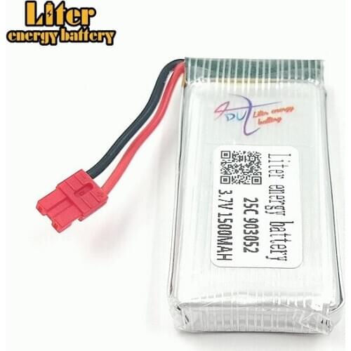 3.7V 1500mah 903052 Lipo Battery For X5HC X5HW RC Quadcopter Spare Parts 3.7V 1500mAh Battery RC Camera Drone Accessories