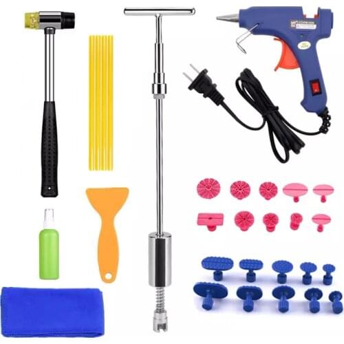 Paintless Dent Repair Tool Auto Dent Puller Suction Cup Car Body Dent Damage Repair Hand Tool Pulling bridge hammer