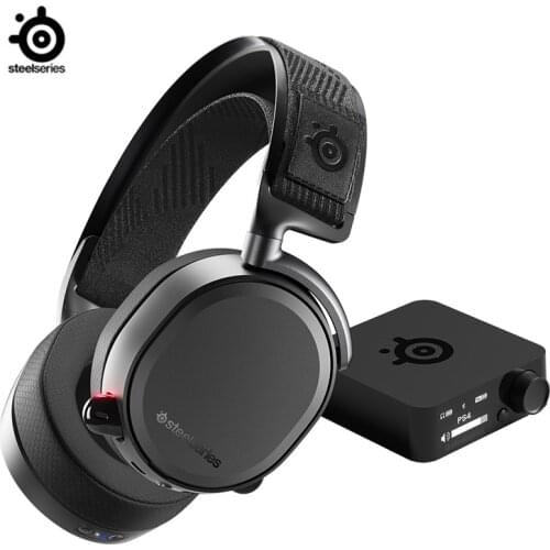 SteelSeries Arctis Pro Wireless Gaming Headset - Lossless High Fidelity Wireless + Bluetooth for PS4 and PC
