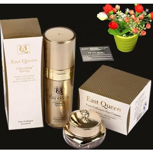 Emboss Logo Gold Foil Shiny Glossy Printing Paper Cosmetic Packaging Boxes