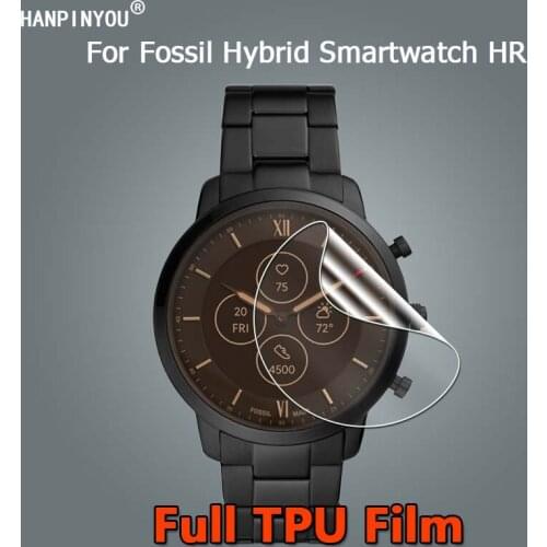 For Fossil Hybrid Smartwatch HR Charter Collider Neutra Everett Ultra Clear Soft TPU Hydrogel Film Screen Protector -Not Glass