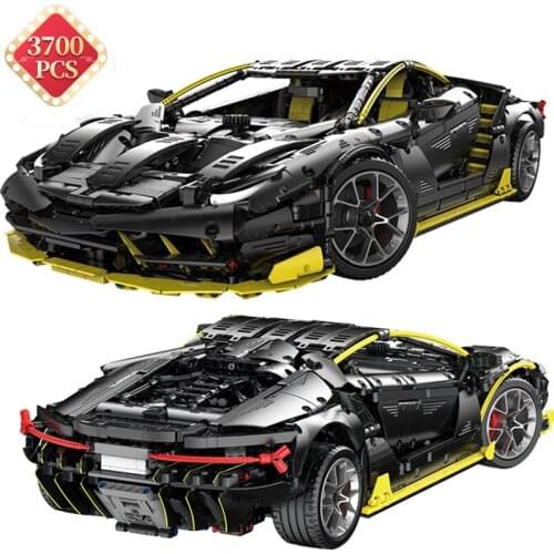 HOT CB Technical Super Speed Car Centennial Edition Building Blocks MOC Racing Vehicle Kit Model Bricks Gatuno in Christmas