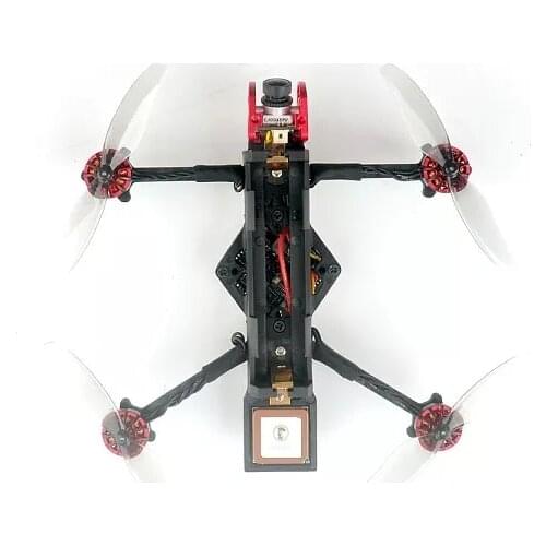 Happymodel Crux3 NLR Built-in SPI ExpressLRS 2.4GHz Receiver AIO 5in1 ELRSF4 Flight Controll 1200tvl Camera Long Range FPV Drone