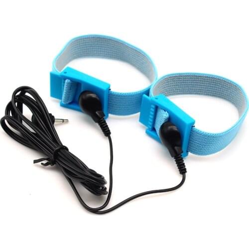 Conductive Fibers Penis Ring Electric Shock Therapy Ring Massagers Adult Products Accessories Set Sex Toys For Man Electro Shock