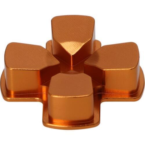 Metal Dpad Thumbstick Cap Bullet Buttons For Sony PS4 DualShock 4 Controller Kit 746D