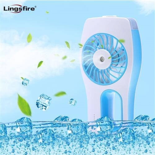 Mini Misting Fan Builtin Rechargeable USB Fan Handheld Personal Cooling Mist Humidifier for Home Office Portable Air Conditioner