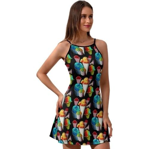 Snow Dress Suspender Cheap Autumn Dresses Female Patterns Spandex Casual One-Piece Dress