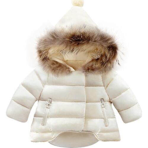 2019 new childrens toddler girl jacket childrens jacket cute hooded clothes winter warm baby girls clothes